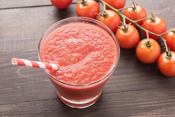 cách làm sinh tố cà chua