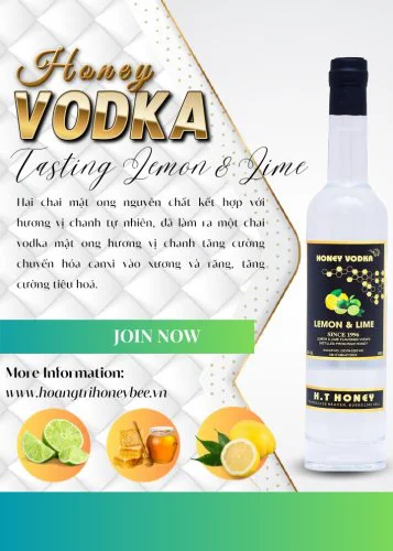 VODKA MẬT ONG HƯƠNG VỊ CHANH 375ML - 500ML