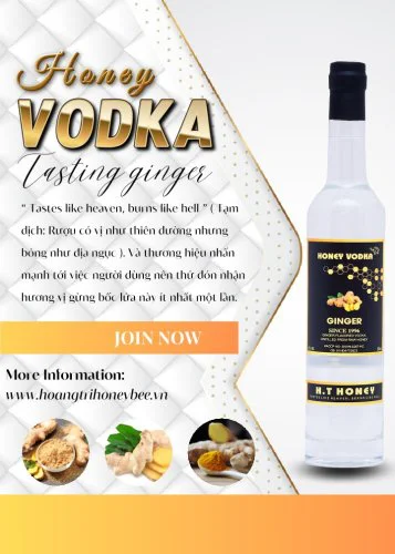 VODKA MẬT ONG HƯƠNG VỊ GỪNG 375ML - 500ML