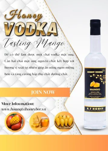 Vodka MẬT ONG HƯƠNG VỊ XOÀI 375ml - 500ml